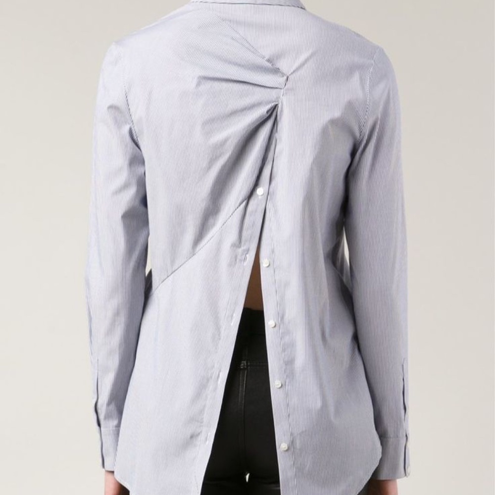 ThakoonAddition open back shirt 2
